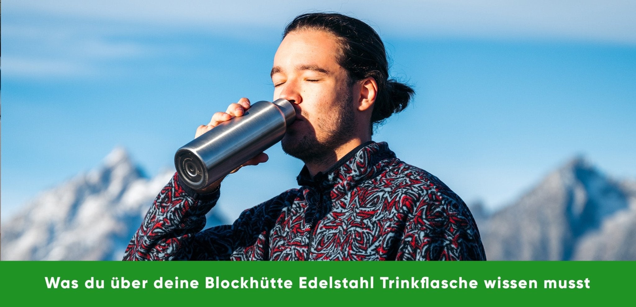 Alles Wichtige rund um deine Blockhütte Edelstahl Trinkflasche - Blockhütte