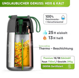 Freizeit Bundle - Edelstahl Thermobehälter + Edelstahl Sport Trinkflasche | Edelstahl Sport Trinkflasche: 1000ml | Edelstahl Thermobehälter: 1000ml