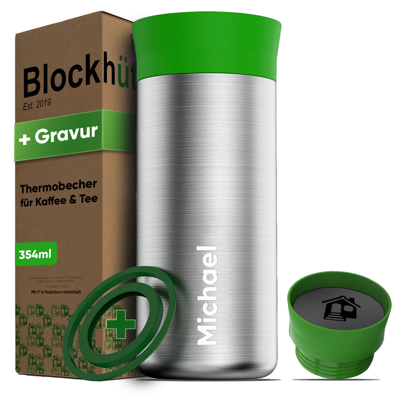 Individual Gravur für den Edelstahl Thermobecher